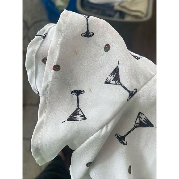 ⭐️3 for $10⭐️ Torrid Martini Olive Short Sleeve Shirt Blouse 3X - Picture 5 of 5